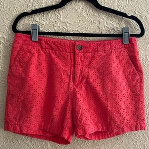 Merona Fuschia Eyelet / Broderie Shorts